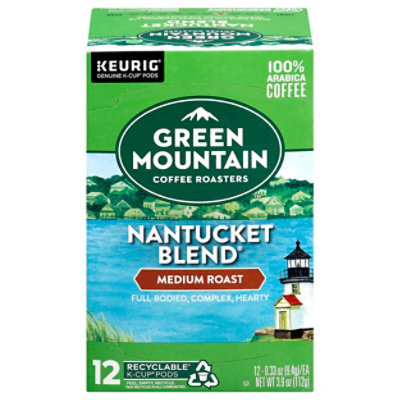 Green Mountain Coffee Roasters Nantucket Medium Roast Coffee Blend K Cup Pods - 12 Count - Image 3