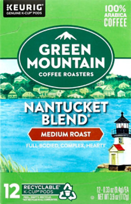Green Mountain Coffee Roasters Nantucket Medium Roast Coffee Blend K Cup Pods - 12 Count - Image 2