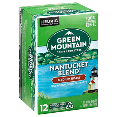 Green Mountain Coffee Roasters Nantucket Medium Roast Coffee Blend K Cup Pods - 12 Count - Image 1