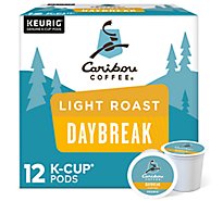 Caribou Coffee Coffee K-Cup Pods Light Roast Daybreak Morning Blend - 12-0.41 Oz