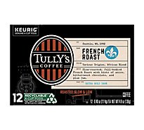 Tullys Coffee Coffee K-Cup Pods Extra Bold Dark Roast French Roast - 12-0.4 Oz