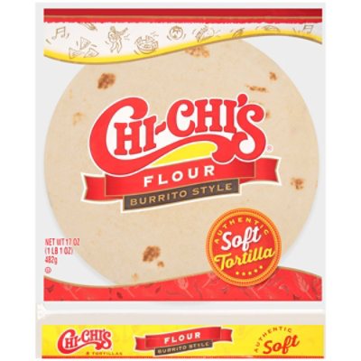 CHI-CHIS Tortillas Flour Burrito Style Bag 8 Count - 17 Oz - Image 3