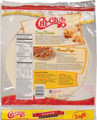CHI-CHIS Tortillas Flour Burrito Style Bag 8 Count - 17 Oz - Image 6