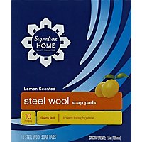 Signature SELECT Soap Pads Steel Wool Lemon Scented - 10 Count - Image 2