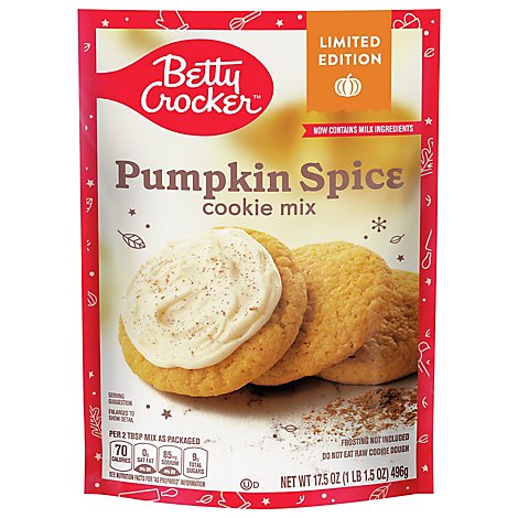 Betty Crocker Cookie Mix Pumpkin Spice - 17.5 Oz