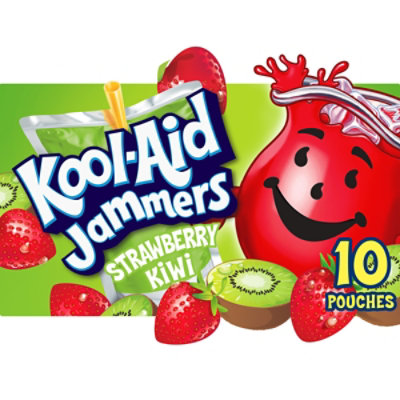 Kool-Aid Jammers Strawberry Kiwi Flavored Drink - 10 - 6 Fl. Oz. - Image 1