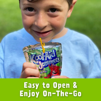 Kool-Aid Jammers Strawberry Kiwi Flavored Drink - 10 - 6 Fl. Oz. - Image 4
