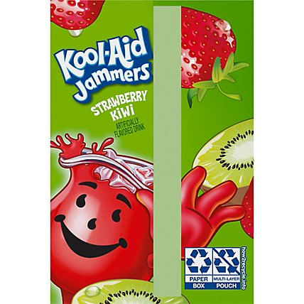 Kool-Aid Jammers Strawberry Kiwi Artificially Flavored Drink Pouch Box  - 10-6 Fl. Oz. - Image 7
