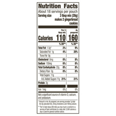 Betty Crocker Cookie Mix Gingerbread - 17.5 Oz - Image 3