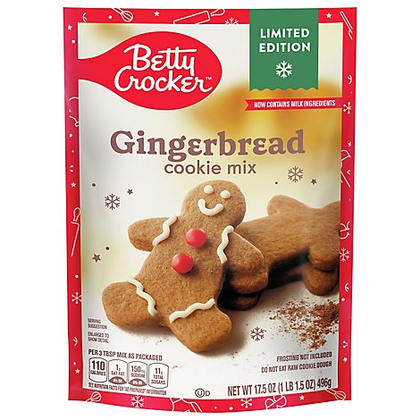 Betty Crocker Cookie Mix Gingerbread - 17.5 Oz