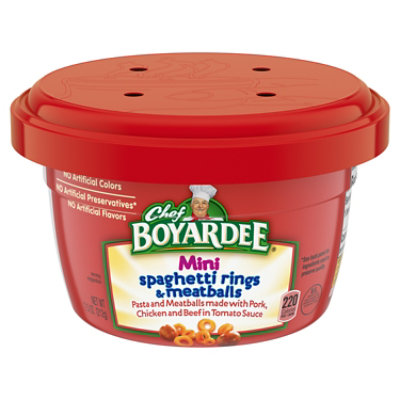 Chef Boyardee Mini Spaghetti Rings And Meatballs - 7.5 Oz - Image 1