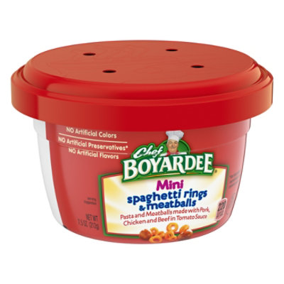 Chef Boyardee Mini Spaghetti Rings And Meatballs - 7.5 Oz - Image 2