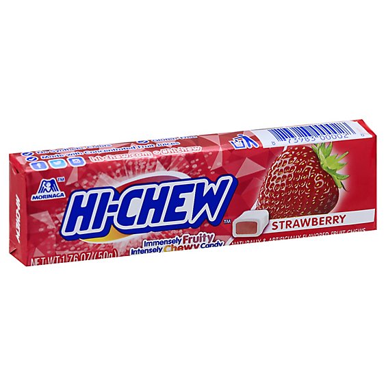 Hi-Chew Candy Fruit Chews Strawberry - 1.76 Oz