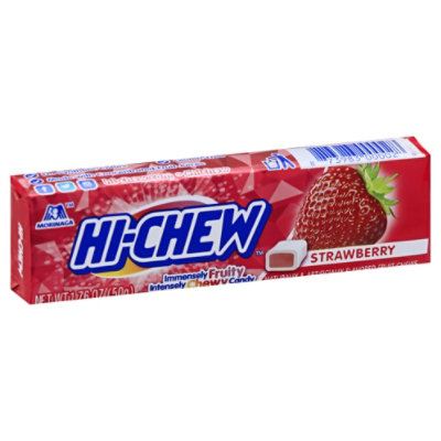 Hi-Chew Candy Fruit Chews Strawberry - 1.76 Oz - Image 1