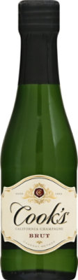 Cooks Brut California Champagne Sparkling Wine - 187 ML - Image 2