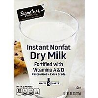 Signature SELECT Dry Milk Instant Nonfat With Vitamins A & D - 9.6 Oz - Image 2