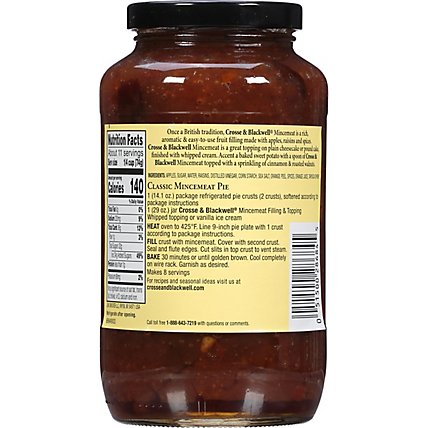 Crosse & Blackwell Filling & Topping Mincemeat - 29 Oz - Image 6