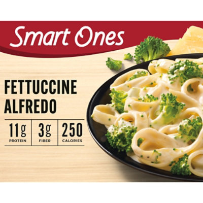 Smart Ones Fettuccine Alfredo with Broccoli & Creamy Alfredo Sauce Frozen Meal Box - 9.25 Oz - Image 2