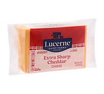 Lucerne Cheese Natural Extra Sharp Cheddar - 16 Oz