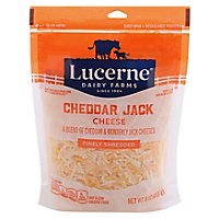 Lucerne Cheese Finely Shredded Cheddar Jack - 8 Oz - Image 1