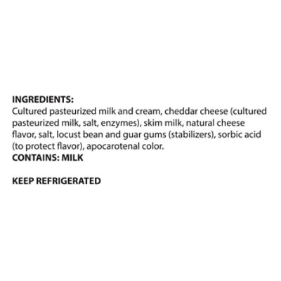 President Pub Cheese Spreadable Cheese Sharp Cheddar - 8 Oz - Image 2