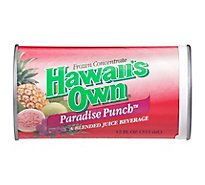 Hawaiis Own Juice Frozen Concentrate Paradise Punch - 12 Fl. Oz.