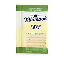 Tillamook Farmstyle Thick Cut Pepper Jack Cheese Slices 9 Count - 8 Oz