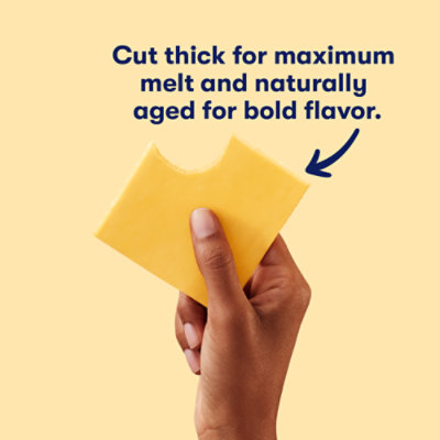 Tillamook Farmstyle Medium Cheddar Thick Cut Slices Cheese 9 Count - 8 Oz - Image 2