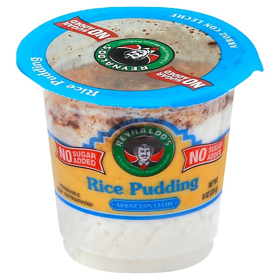 Reynaldos No Sugar Added Rice Pudding - 8 Oz