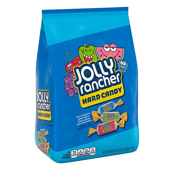 JOLLY RANCHER Assorted Fruit Flavored Hard Candy Bulk Bag - 60 Oz