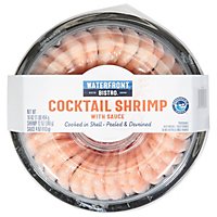 waterfront BISTRO Shrimp Cooked With Cocktail Sauce - 16 Oz - Image 1