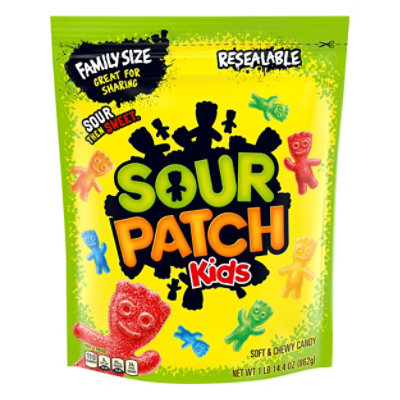 Sour Patch Kids Candy Soft & Chewy - 1.9 Lb - Image 1