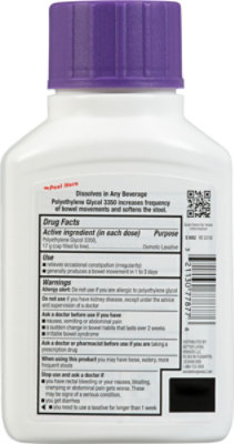 Signature Select/Care ClearLax Powder For Solution Polyethylene Glycol 3350 Osmotic Laxative - 8.3 Oz - Image 4