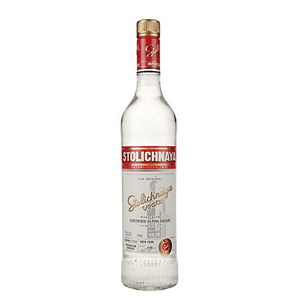 STOLICHNAYA Vodka 80 Proof - 750 Ml - Image 2