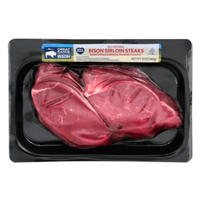 Great Range Steaks Sirloin Bison - 12 Oz - Image 3