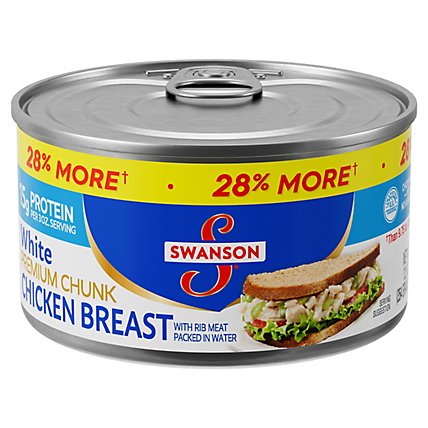 Swanson Chicken Breast Premium Chunk White with Rib Meat - 12.5 Oz - Image 2