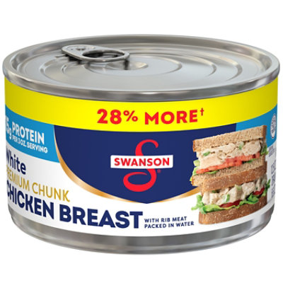 Swanson White Premium Chunk Canned Chicken Breast in Water - 12.5 Oz - Image 1