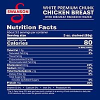 Swanson Chicken Breast Premium Chunk White with Rib Meat - 12.5 Oz - Image 5
