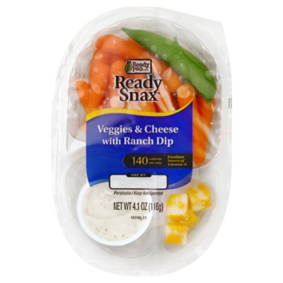 Ready Pac Ready Snacks Veggie & Cheese With Ranch Dip - 4.2 Oz