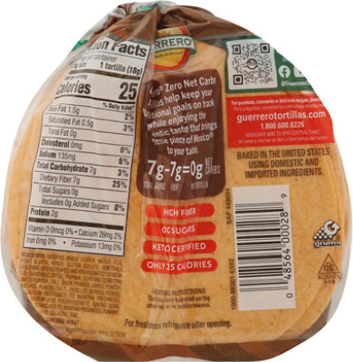 Guerrero Zero Net Carb Tortillas Chipotle 14 Count - 8.89 Oz - Image 6