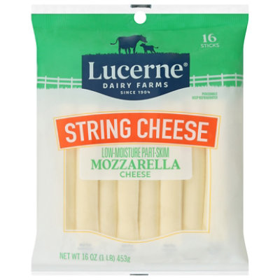 Lucerne Cheese String Mozzarella Low Moisture Part Skim - 16-1 Oz - Image 3