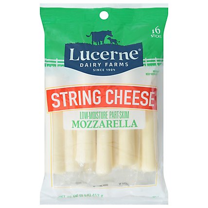 Lucerne Cheese String Mozzarella Low Moisture Part Skim - 16-1 Oz - Image 2