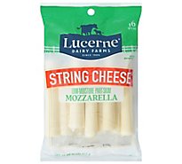 Lucerne Cheese String Mozzarella Low Moisture Part Skim - 16-1 Oz
