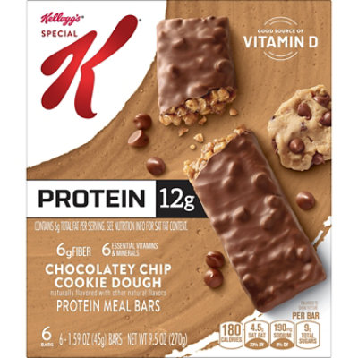 Kelloggs Special K Chocolatey Chip Cookie Dough Meal Replacement 6 Count - 9.5 Oz - Image 6