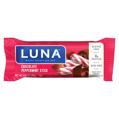 LUNA Chocolate Peppermint Stick Whole Nutrition Bar - 1.69 Oz - Image 2