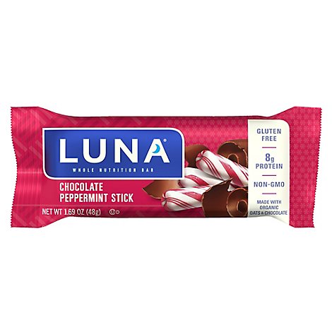 Luna Nutrition Bar Whole Chocolate Peppermint Stick - 1.69 Oz