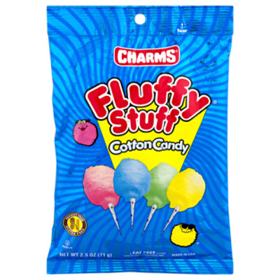 Charms Fluffy Stuff Cotton Candy Bags - Grandpa Joe's Candy Shop