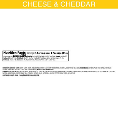 Kelloggs Keebler Sandwich Crackers Cheese and Cheddar Single Serve Snack Crackers - 1.8 Oz - Image 4
