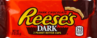 HERSHEYS Dark Chocolate 2 Peanut Butter Cups - 1.5 Oz - Image 2