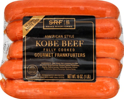 Snake River Farms Beef American Kobe Frankfurters - 16 Oz - Image 2